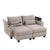 Light Brown / 63"W x 53.9"D x 31.5"H