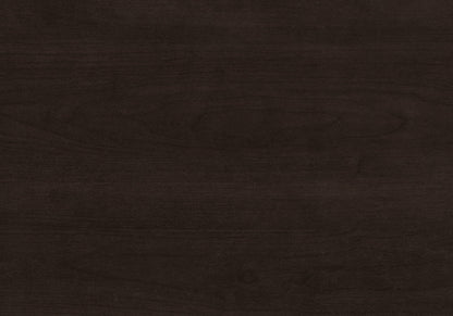 The Accent Table features a dark brown wooden surface with a subtle grain pattern and smooth texture, offering an elegant transitional design perfect for any stylish interior.