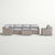 Dark Gray / 3 Pc. 5 Seater Sectional, Chair, Table