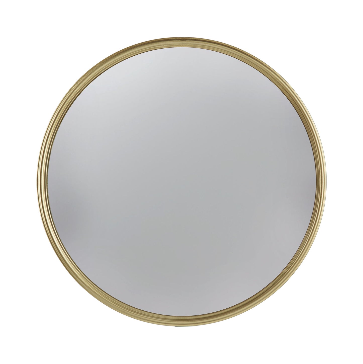 The Round Mirror features a slim iron frame, perfect for living rooms, bedrooms, vanities, entryways, or hallways. Its circular design adds elegance while reflecting light surfaces beautifully.
