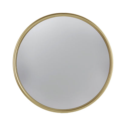 The Round Mirror features a slim iron frame, perfect for living rooms, bedrooms, vanities, entryways, or hallways. Its circular design adds elegance while reflecting light surfaces beautifully.