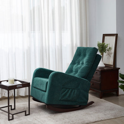 A Single Sofa Reclining Japanese Chair Lazy Sofa sits on a light rug next to a small black side table with a candle and a dark wooden drawer unit with a plant and framed photo, set before sheer white curtains.