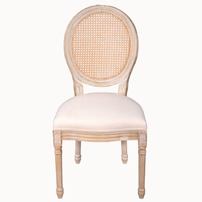 French Country Dining Chairs & Round Back (Set of 2)