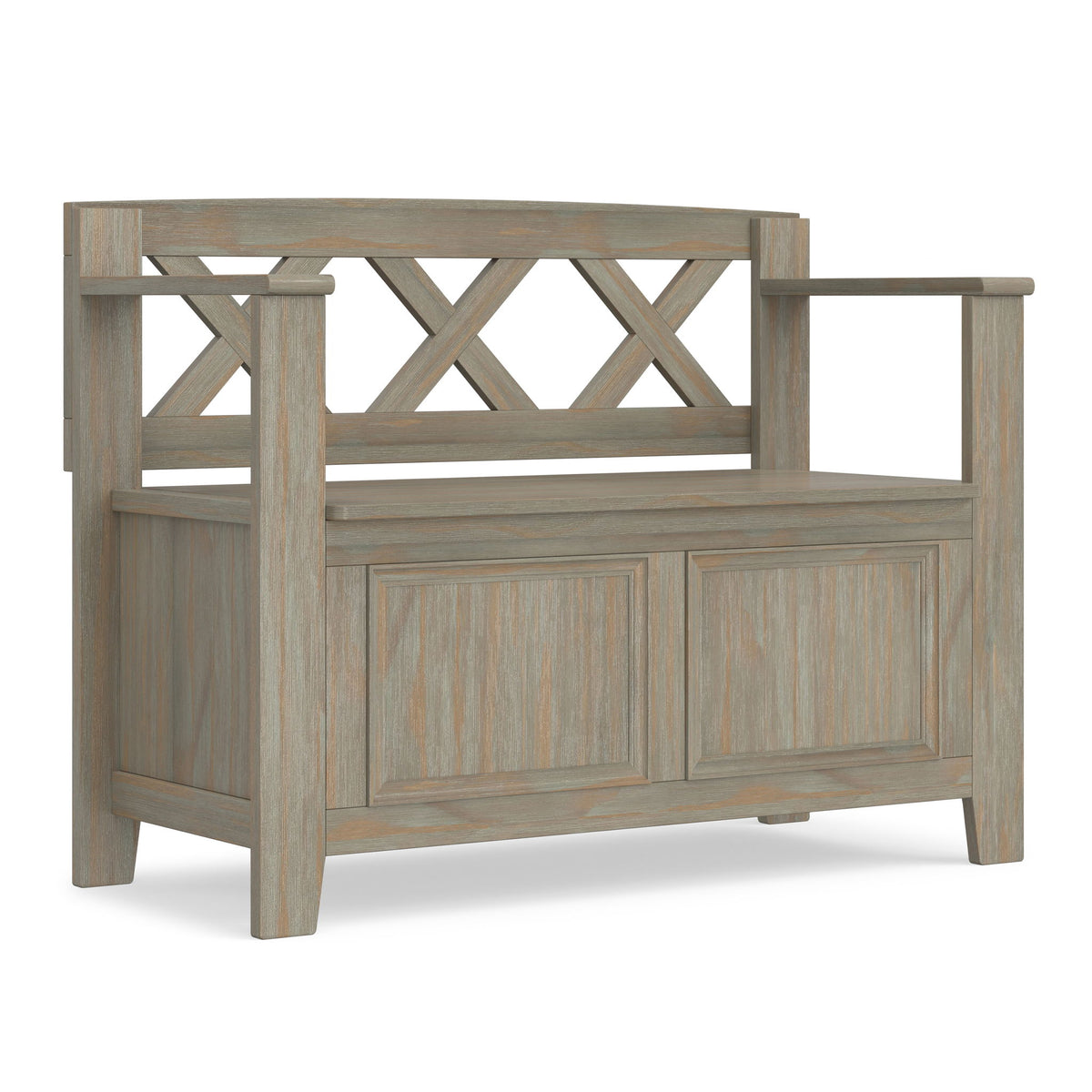 Amherst - Small Transitional Entryway Storage Bench
