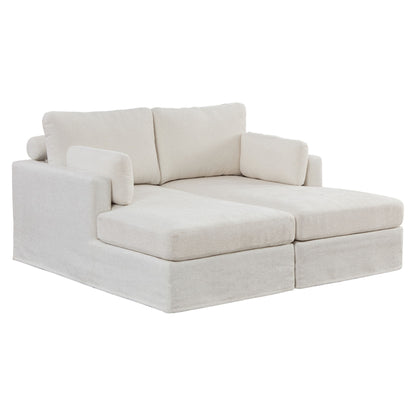 Modern Aesthetic Wide Sofa Bed