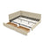 Beige / Queen / 2 Drawers