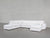 7-Seat Modular Chaise Corner Lounger Sectional - Pure White / Extra-Deep