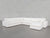 7-Seat Modular Chaise Corner Sectional - Natural White / Extra-Deep / Corner Left