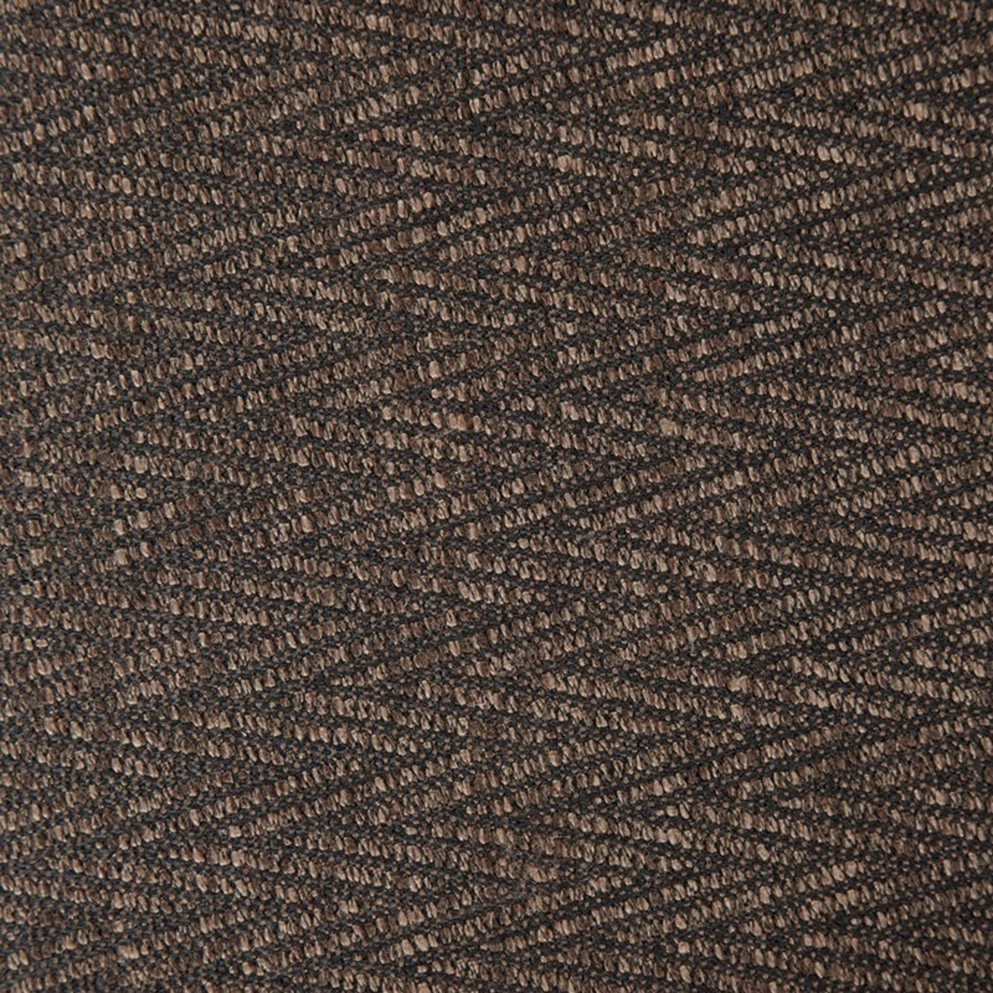 Close-up of the Luxurious Chair With 360 Degree Rotation’s textured brown fabric, showcasing a repeating diagonal pattern with tightly woven loops and varying brown shades for a visually rich, tactile surface.