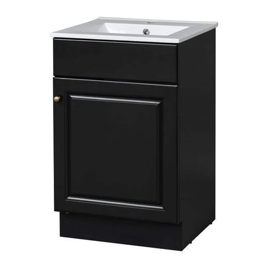 Bathroom Vanity With Sink, Cabinet With Adjustable Shelf