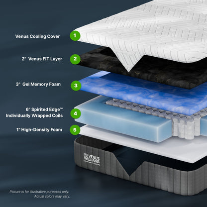Venus Williams Legend - 12" Hybrid Mattress