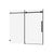 Black / 60"W x 1.1"D x 58"H