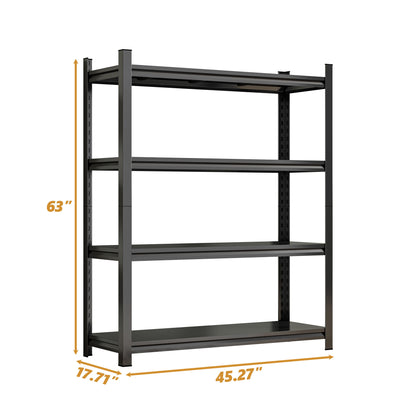 Tall Storage Shelf, Adjustable Height Storage Rack