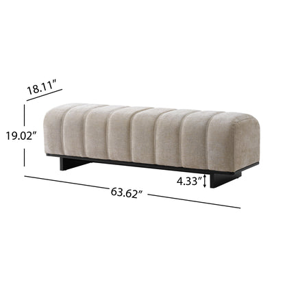 Indoor Dining Bench For Dining Room - Oatmeal
