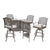 Dark Gray / 5 Pc. Bar Table, 4 Chairs