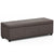 Dark Brown / 53.9"W x 18"D x 16.1"H / Faux Leather