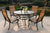 Dark Brown / 5 Pc. Table, 4 Chairs