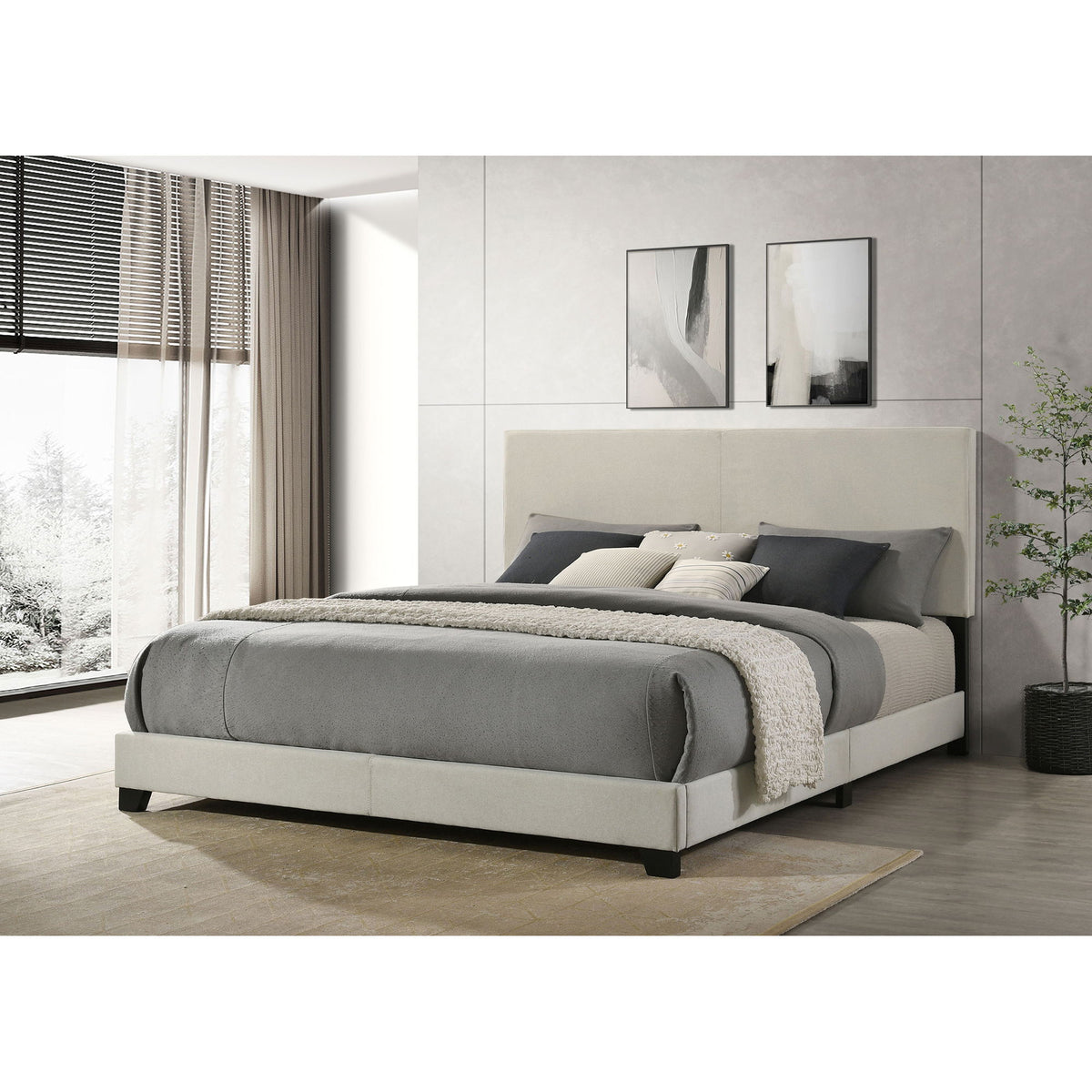 Efram - Panel Bed