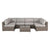 Dark Gray / 2 Pc. U-Shaped Sectional, Table