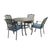 Blue / 5 Pc. Table, 4 Chairs