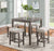 Beige / 5 Pc. Table, 4 Chairs