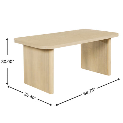 Dining Table Set With 4 Upholstered Dining Chairs
