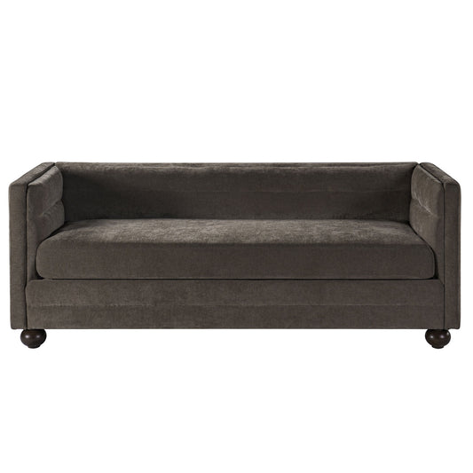 3 Seater Sofa Upholstery With Square Arms, Living Room Couch