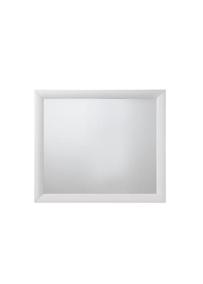 The Ireland - Contemporary Design Mirror features a rectangular shape with a simple white frame, shown against a plain white background.