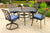 Blue / 5 Pc. Table, 2 Chairs, 2 Swivel Chairs
