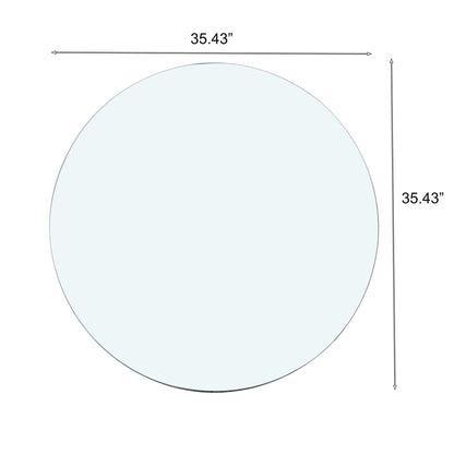 Round Tempered Glass Table Top
