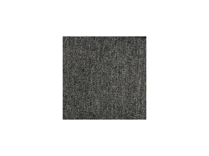Close-up image of the textured gray fabric from the Ballinasloe 3-Piece Sectional with Chaise, showcasing a woven pattern. The fabric looks soft, featuring small interlocking threads that create a subtle speckled effect in various shades of gray.