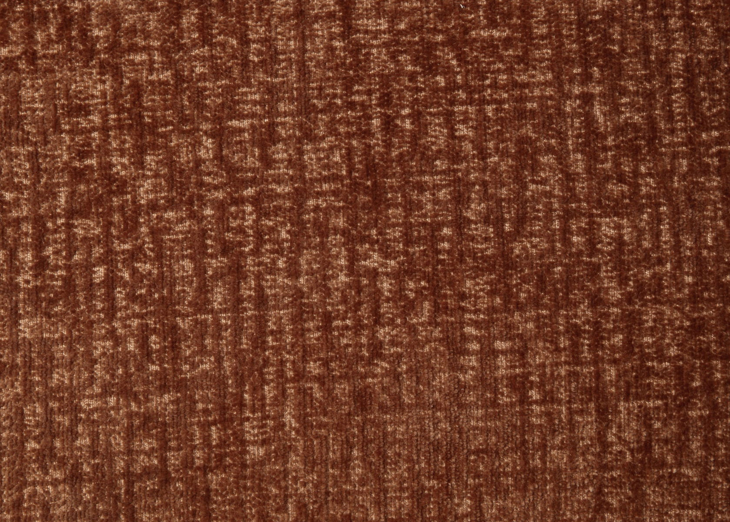 The Carrick Sandwich Mesh Ottoman features rustic brown textured fabric with a soft, velvety feel and an irregular pattern, giving it a subtly worn, vintage look with varying brown shades.