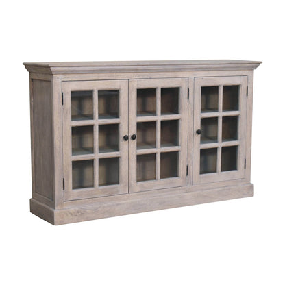 Triple Glazed Cabinet - Gray