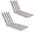 Dark Gray / 74.41"W x 22.05"D x 2.76"H / 2 Pieces