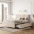 Beige / Full / Trundle