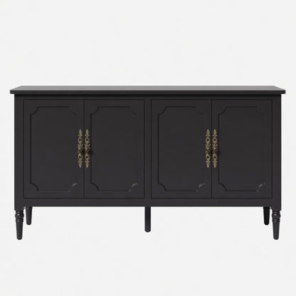 Vintage Buffet Cabinet With Adjustable Shelves