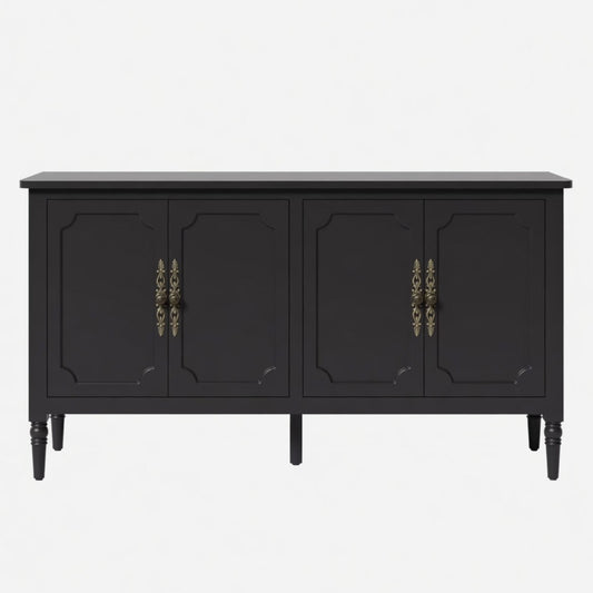 Vintage Buffet Cabinet With Adjustable Shelves