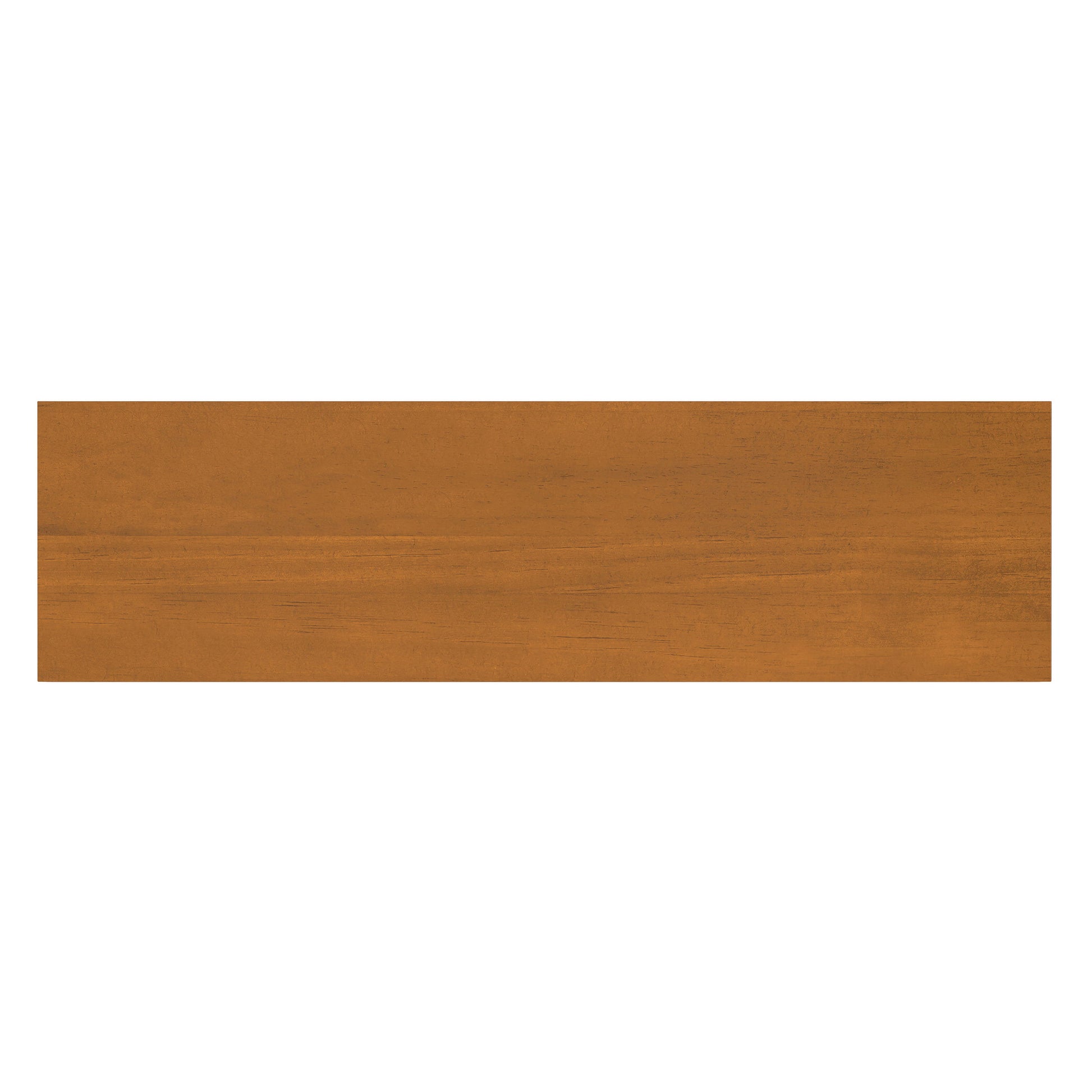 The Acadian - Handcrafted Cube Storage features a smooth, rectangular wooden design in warm medium brown, displayed on a white background.