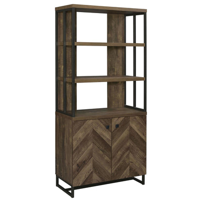 Herringbone - 2 Door - Brown