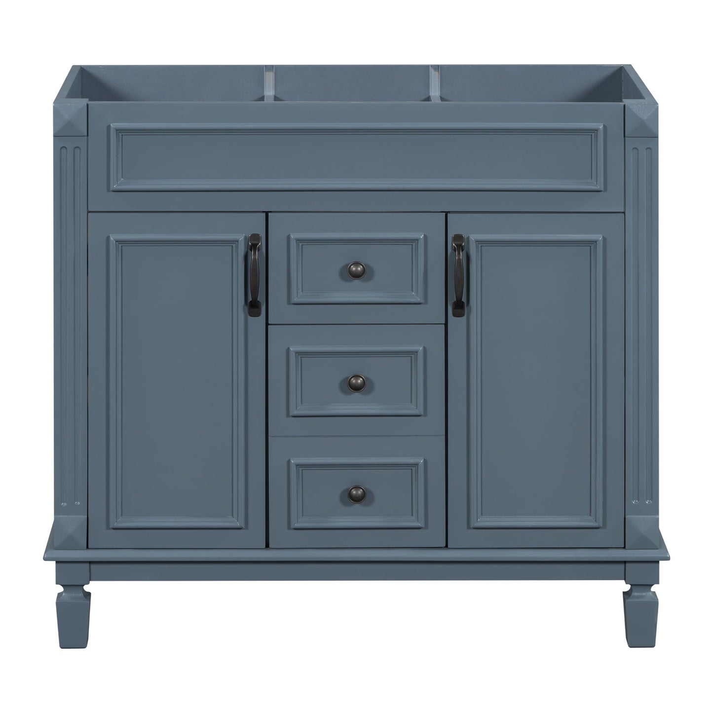 Bathroom Vanity Cabinet With 2 Soft Closing Doors And 2 Drawers