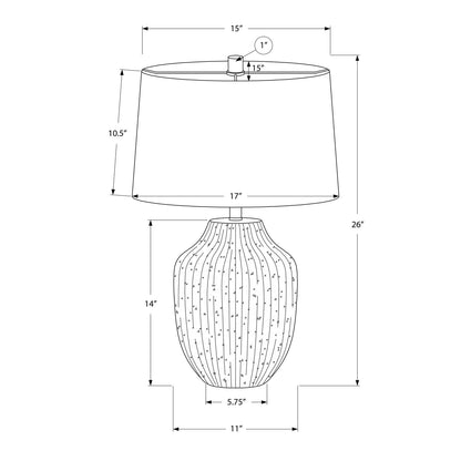 Lighting, Table Lamp, Ceramic, Transitional - Cream
