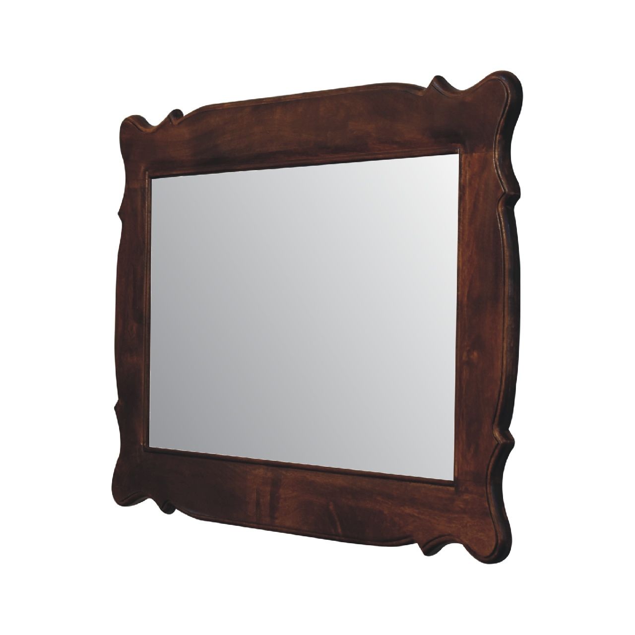 Oblong Mirror Frame - Brown