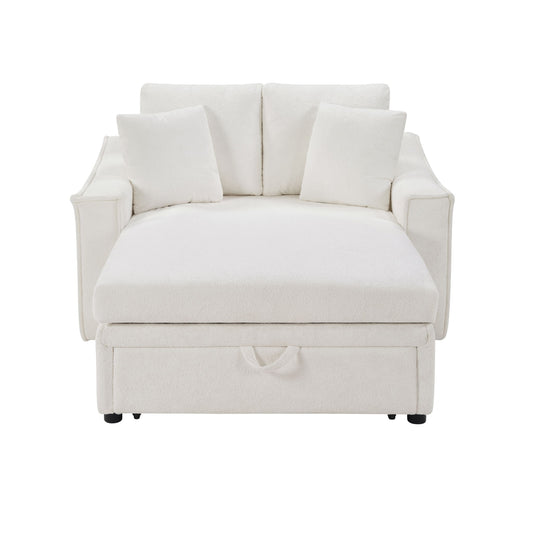 Modern Chaise Sofa With Hidden Storage For Living Room