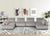 Gray / 6 Pc. Sectional