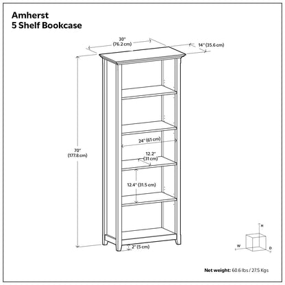 Amherst - Bookcase With Adjustable Shelves