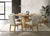 Light Brown / 7 Pc. Table, 6 Chairs