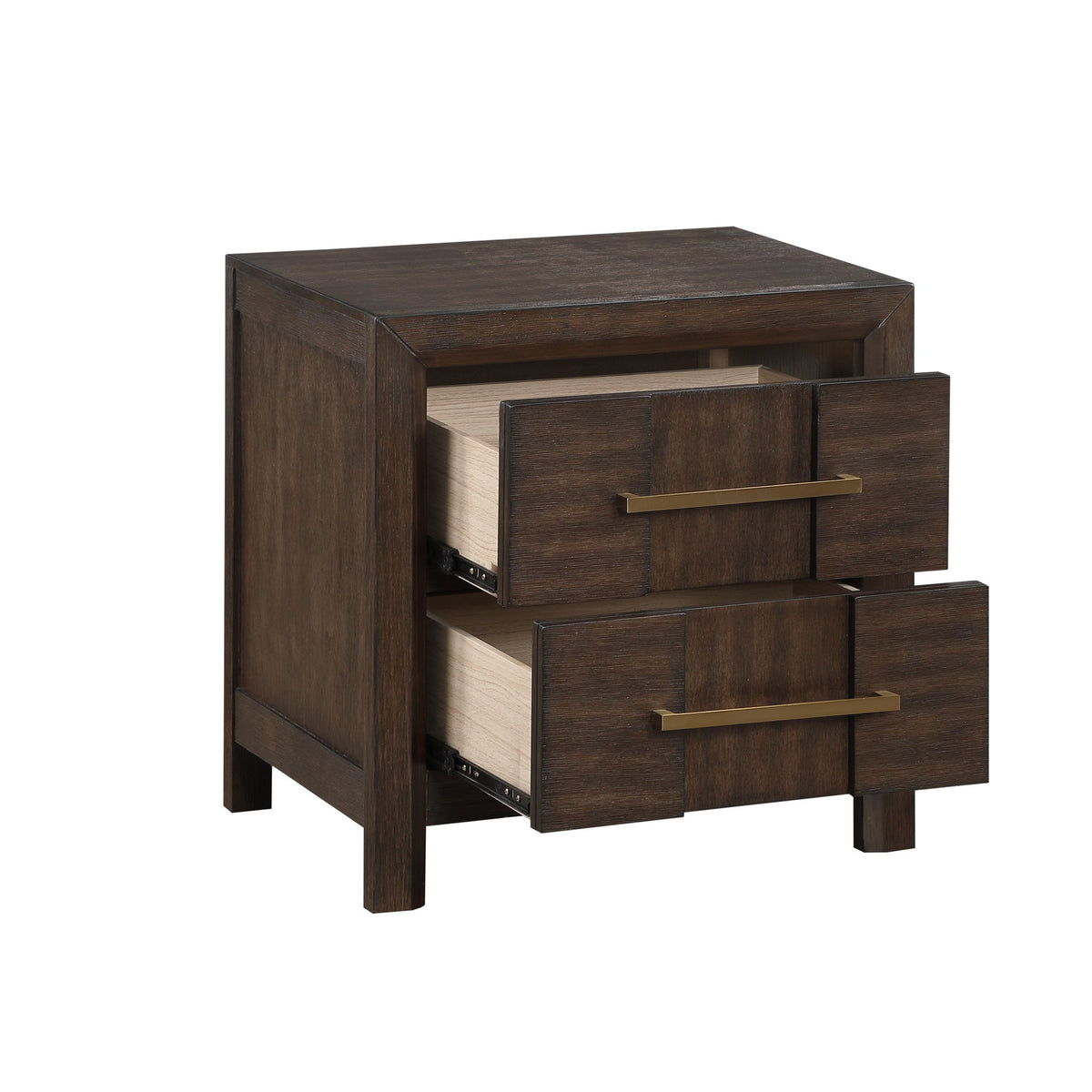 Kenzo - 2 Drawer Nightstand - Walnut
