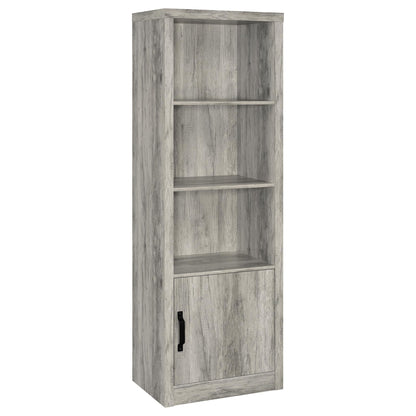 Conifer - 3 Shelf Media Tower - Gray