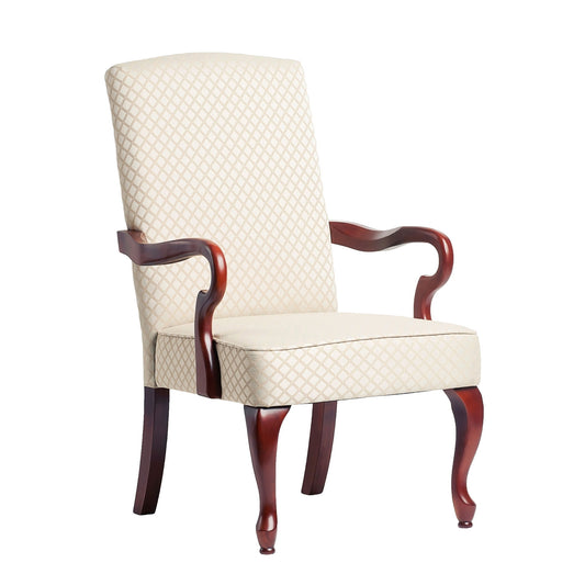 Delaney - Elegant Gooseneck Arm Chair With High Back