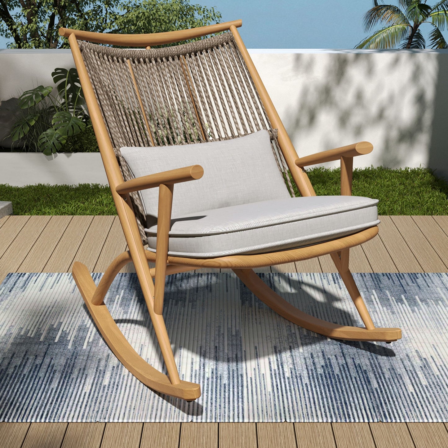 Outdoor Rocking Chair - Maple